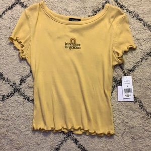 Kindness is golden cropped tee